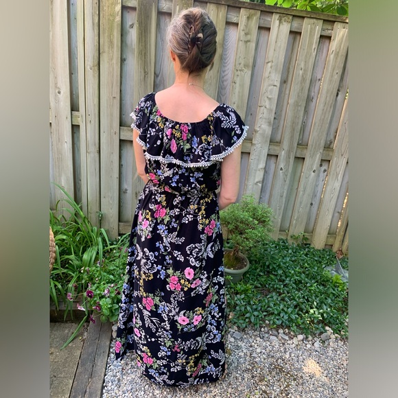 Women’s 100% Cotton, Summer Floral Maxi Dress - Picture 3 of 10